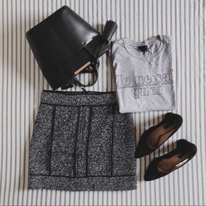 Adrienne Vittadini tweed skirt